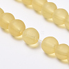 Transparent Glass Beads Strands X-GLAA-Q064-11-8mm-3