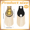 Fingerinspire 2Pcs Tassel Epaulettes DIY-FG0005-38A-2