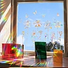 Flower Rainbow Prism Electrostatic Window Stickers PW-WGC86F6-01-4