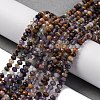 Natural Purple Fluorite Beads Strands G-G139-B16-01-2