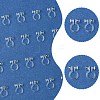 24Pcs Plastic Clip-on Earring Findings KY-YW0002-33-1