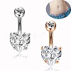 316L Surgical Stainless Steel Belly Rings WG509E6-02-2