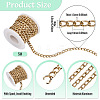 5M Aluminium Curb Chains CHA-TA0001-34G-5