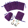 20Pcs Rectangle Velvet Drawstring Pouches TP-TA0001-04A-1