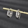 201 Stainless Steel Hoop Earrings EJEW-P304-15C-P-2