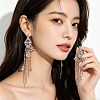Alloy & Crystal Rhinestone Stud Earrings WG95A57-01-1