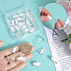30Pcs Brass Stud Earring Findings KK-SP0001-45S-3