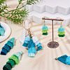 16Pcs 8 Styles Polycotton(Polyester Cotton) Tassel Pendant Decorations FIND-TA0009-19-7
