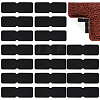 18Pcs Rectangle Polyurethane Carpet Non-Slip Mat DIY-BC0016-08-1