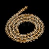 Heated Natural Citrine Beads Strands GG-CBA77FB-B10-4mm-5