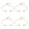 Rack Plating Adjustable Brass Slider Bracelets YS-TAC0001-13G-1