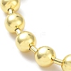 Long-Lasting Plated Brass Round Bead Slider Beacelets for Women Men LS-BJEW-E089-01G-03-2