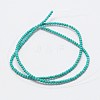 Dyed Synthetical Turquoise Round Bead Strand G-P083-3mm-92F-2