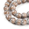 Baking Paint Glass Beads Strands DGLA-N008-10mm-08-4