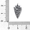 925 Sterling Silver Pendants STER-R001-03S-04-3