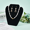 Velvet & Wood Jewelry Nceklace Display Stands NDIS-WH20005-01-7
