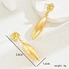Luxurious Gold Earrings with Elegant Star and Heart Design JO9174-1-1