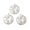 Non-Tarnish 304 Stainless Steel Pendants X1-STAS-A066-02P-4