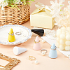 5Pcs 5 Colors Ceramics Ring Display Stands RDIS-FH0001-02-4