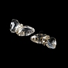 Plating Transparent Acrylic Beads LS-OACR-G016-12-4