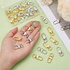 36Pcs 2 Colors Alloy Swivel Clasps PURS-CN0001-11-3