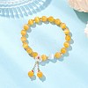 Cat Eye Beads Stretch Bracelets for Women BJEW-TA00691-02-2