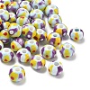 Handmade Porcelain European Beads PORC-C009-01B-1