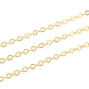 Brass Flat Oval Cable Chains CH030-G-1