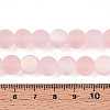 Frosted Transparent Glass Beads Strands LS-GLAA-T032-T10mm-MBB10-4