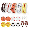  DIY Sport Theme Bracelet Earring Making Kit DIY-TA0005-86-2