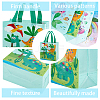 8Pcs 4 Styles Non-Woven Fabric Reusable Folding Gift Bags with Handle ABAG-GF0001-19C-6