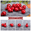 Mini Foam Imitation Pomegranate DJEW-WH0038-31-5