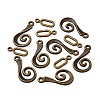 Tibetan Style Alloy Hook Clasps LS-MLF5077Y-NF-3