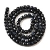 Natural Black Sapphire Beads Strands G-G259-C02-4x4mm-3
