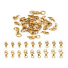 30Pcs 6 Styles 304 Stainless Steel Lobster Claw Clasps STAS-TA0001-83G-19