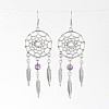 Alloy Dangle Earrings EJEW-JE01995-2