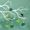 SUPERFINDINGS 40Pcs 4 Style Saint Patrick's Day Ornaments HJEW-FH0001-55-4