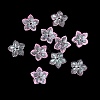 Dyed & Heated Glass Bead Caps GLAA-Z019-02F-1