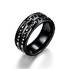 201 Stainless Steel Rhinestone Finger Ring FS-WGE7DD5-09-1