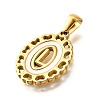 Golden 304 Stainless Steel Pendants STAS-K300-02G-L-2