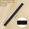 100Pcs Nylon with Polyester Elastic Hook and Loop Straps DIY-CN0004-65-2