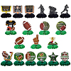 2Bags 2 Styles  Sports Paper Rugby Display Decorations AJEW-ME0002-86-1