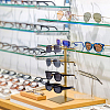 4-Tier 201 Stainless Steel Sunglasses Tower Display Stands ODIS-WH0086-221A-5