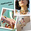Handmade Millefiori Glass Bead Strands LAMP-LT0001-09C-4