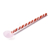 Handmade Glass Stripe Spoons AJEW-A067-02-3