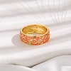 Brass Micro Pave Cubic Zirconia Finger Rings FS-WGFDCA6-05-2