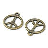 Tibetan Style Alloy Pendants TIBEP-K67-AB-NR-2