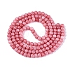 Ombre Effect Opaque Crackle Glass Beads Strands GLAA-Q106-01A-A12-3