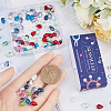 160Pcs 8 Colors Transparent Glass Beads GGLA-SC0001-18-3