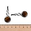 Natural Tiger Eye Pendants G-F777-05P-11-3